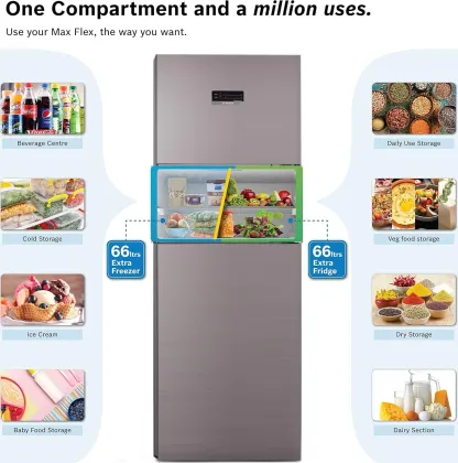 Bosch MaxFlex CMC33K03NI 302 L Triple Door Refrigerator