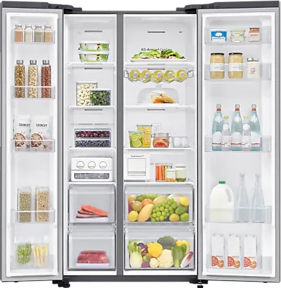 Samsung RS72A50K1SL 692 L Side By Side Refrigerator