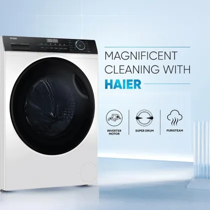 Haier HW80-IM12929CS3 8 Kg Fully Automatic Front Load Washing Machine