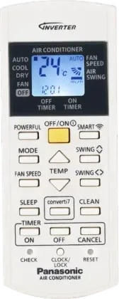 Panasonic CS/CU-EU12BKY3FM 1 Ton 3 Star 2025 Inverter Split AC
