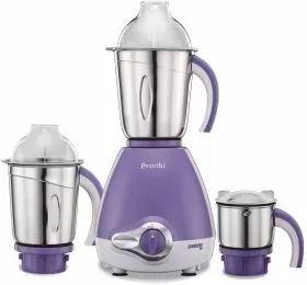 Preethi Lavender MG176 600 W Mixer Grinder (3 Jars)