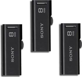 Sony USM8GR/BZ 8GB Pen Drive (Pack of 3)