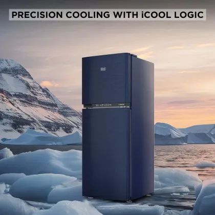 Black and Decker BXRF1F3BHI241IN 241 L 3 Star Double Door Refrigerator