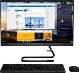 Lenovo Ideacentre A340 F0E800Y3IN AIO Desktop (10th Gen Core i3/ 8GB/ 512GB SSD/ Win10 Home) - image 1
