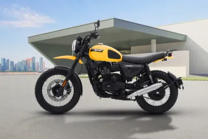 Yezdi Scrambler Fire Orange