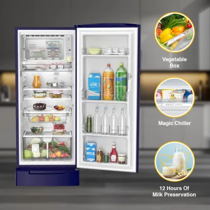 Whirlpool 260 IMPRO PLUS ROY 5S INV 236 L 5 Star Single Door Refrigerator