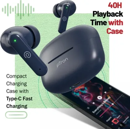 pTron Basspods Sync True Wireless Earbuds