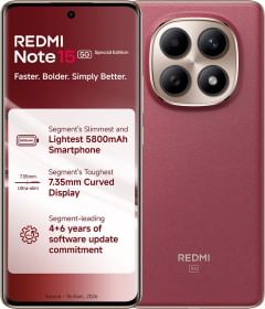 Xiaomi Redmi Note 15 5G Special Edition vs Xiaomi Redmi Note 15 Pro 5G
