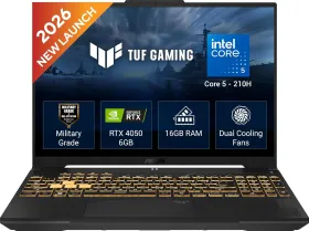 Asus TUF Gaming F16 FX607VU-RL174W Laptop (Intel Core 5 210H/ 16GB/ 512GB SSD/ Win11/ 6GB Graph)