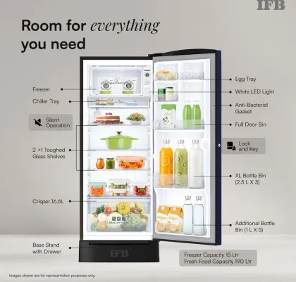 IFB IFBDC-232EYOSED 206 L 5 Star Single Door Refrigerator