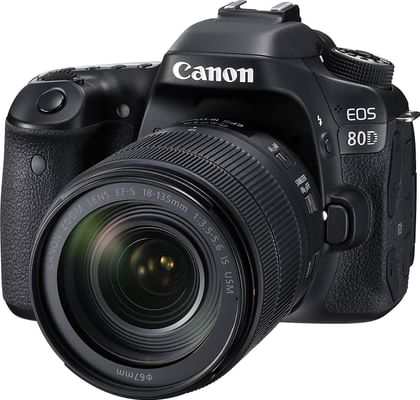 Canon EOS 80D DSLR Camera (EF-S 18-135mm IS USM + 70-300mm IS II)