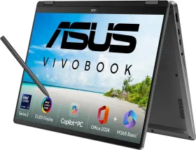 Asus Vivobook 14 Flip (2026) TP3407SA-SG183WS 2 in 1 Laptop (Intel Core Ultra 5 226V/ 16GB/ 512GB SSD/ Win11)
