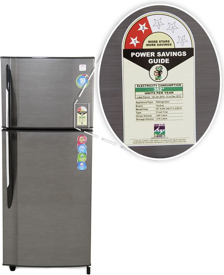 Godrej RT EON 240 P 2.3 240 L Double Door Refrigerator Best Price in