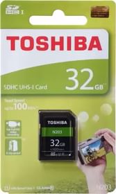 Toshiba N203 32 GB Class 10 100 MB/s Memory Card