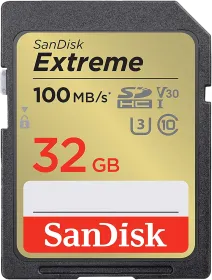 SanDisk Extreme 32 GB UHS-I SDHC Memory Card