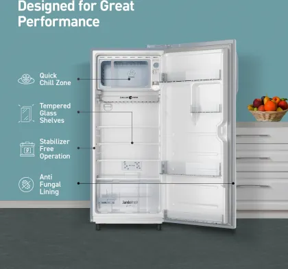 Panasonic NR-A222BWHN 215 L 2 Star Single Door Refrigerator