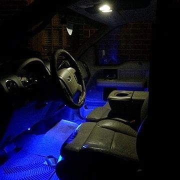 Guance 9 LED Custom Cuttable Bike/Car Blue Light for Interior/Exterior