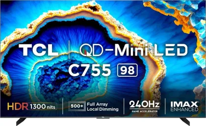 TCL C755 98 inch Ultra HD 4K Smart Mini LED TV (98C755)