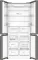 Haier HRB-600IS 520 L 3 Star French Door Refrigerator