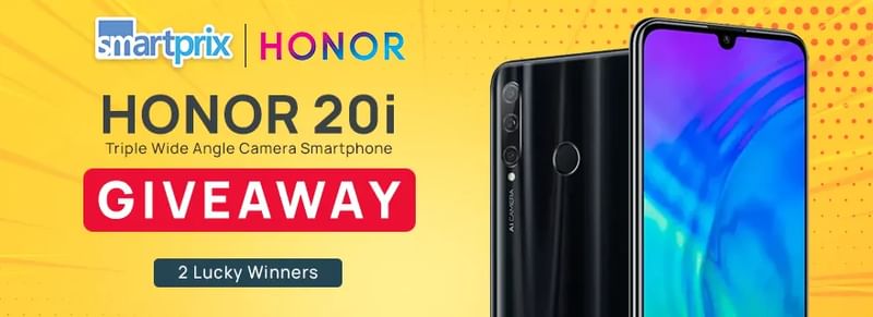 Win HONOR 20i Smartphones - Smartprix Giveaway