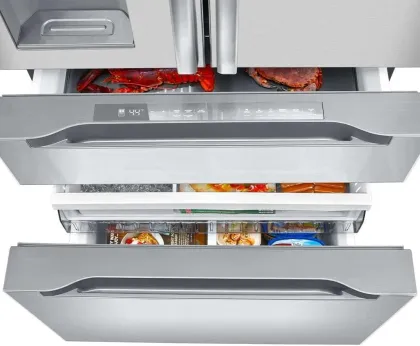 Midea MRQ22D7AST 22 Cu Ft French Door Refrigerator