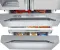 Midea MRQ22D7AST 22 Cu Ft French Door Refrigerator