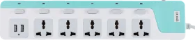 Croma CRCP1002 10 Amps 5 Sockets Surge Protector