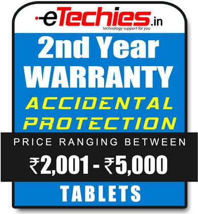 Etechies Tablets 1 Year Extended Accidental Damage Protection For Device Worth Rs 2001 - 5000