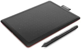 Wacom One By CTL-672/K0-FX 8.5 x 5.3 inch Graphics Tablet