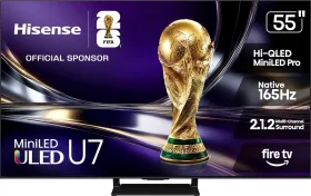 Hisense U7SF 55 inch Ultra HD 4K Smart Mini LED TV (55U7SF)