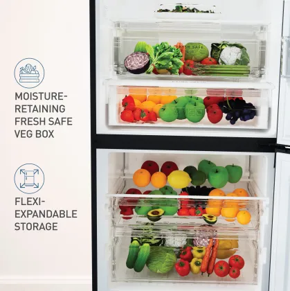 Panasonic NR-BK465BQKN 401 L 2 Star Double Door Refrigerator