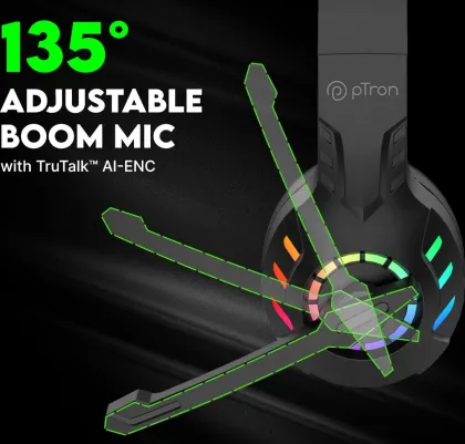 pTron Studio Sports Wireless Headphones