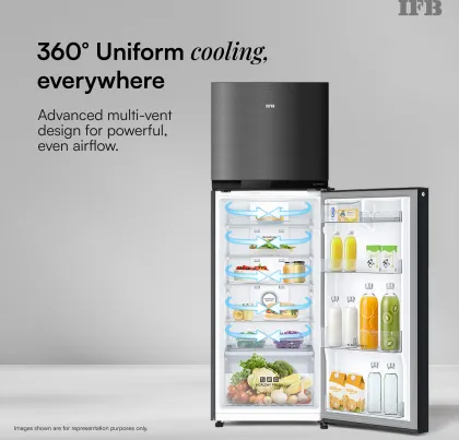 IFB IFBFF-336CYKSETM 285 L 3 Star Double Door Refrigerator