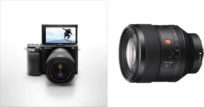 Sony Alpha ILCE-6400 24.2MP Mirrorless Digital SLR Camera (18-135mm & E 85mm F/1.4 G Master Lens)