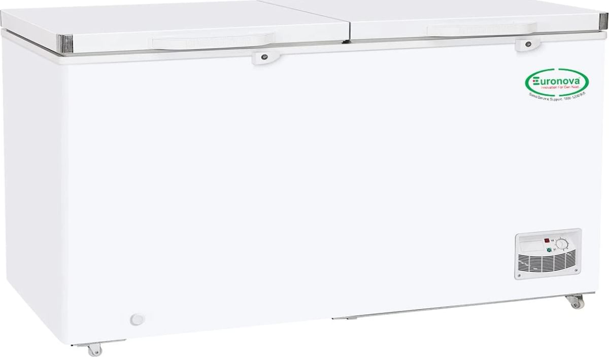Euronova EHF550 550L Double Door Deep Freezer Price in India 2024