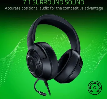 Razer Kraken X Lite Wired Gaming Headphones