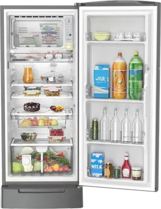 Whirlpool 260 IMPRO PLUS ROY 4S INV Alpha Steel 236 L 4 Star Single Door Refrigerator