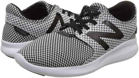 new balance Women's Coast Black/White Sneakers-2.5 UK/India(35 EU)(3 US)(KACSTBKY)
