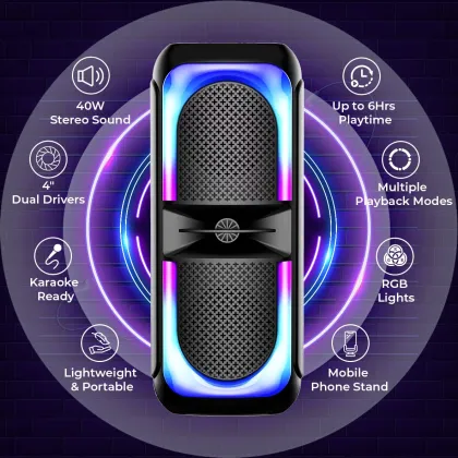 pTron Fusion Beats 40W Bluetooth Speaker