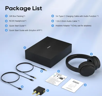 Srhythm NC35 Wireless Headphones (2nd Gen)
