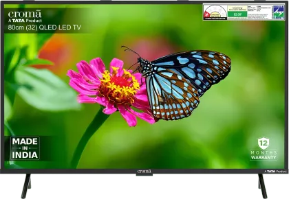 Croma CREL032HGQ333850 32 inch HD Ready Smart QLED TV