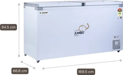 Rockwell OCF550DDU5S 482 L Double Door Deep Freezer