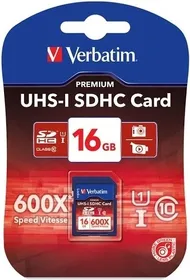 Verbatim SDXC 16 GB Class 10 Premium