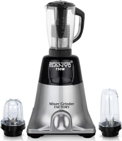 Masterclass Sanyo Nexon MGN80 750W Juicer Mixer Grinder (3 Jars)