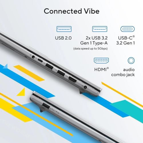 Asus Vivobook 15 2026 X1504MA-E8129WS AI Laptop (Intel Core 3 304/ 8GB/ 512GB SSD/ Win11)