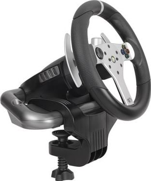 Mad Catz Xbox 360 Wireless FFB Racing Wheel (For Xbox-360, PC)