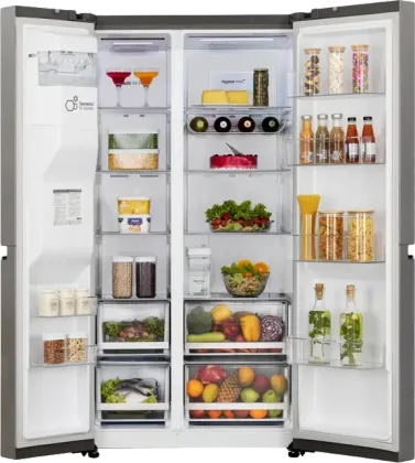 LG GL-L257CPZ3 630 L 3 Star Side By Side Refrigerator