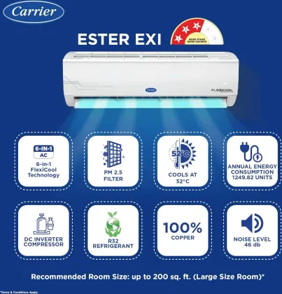Carrier CAI24ES3R34F1 2 Ton 3 Star 2024 Inverter Split AC