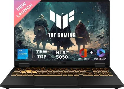 Asus TUF Gaming F16 FX608JH-RV057WS Laptop (13th Gen Core i5/ 16GB/ 1TB SSD/ Win11/ 8GB RTX 5050 Graphics)