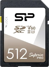 Silicon Power Superior Pro 512GB SDXC UHS-II Memory Card